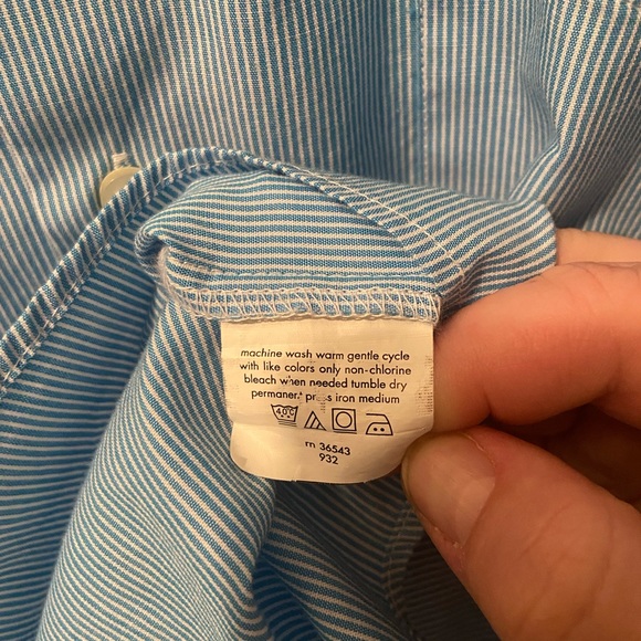 Geoffrey Beene Blue Dress Shirt - Picture 6 of 7